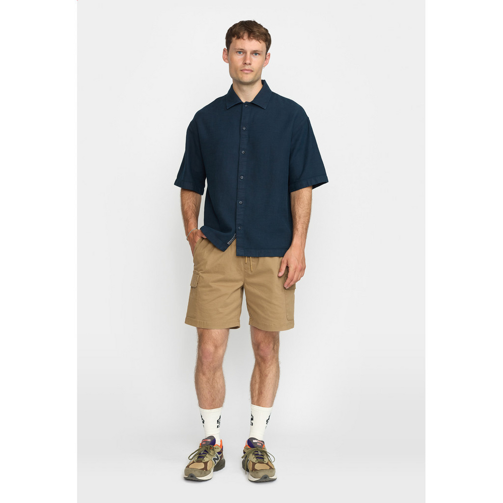 
                  
                    Navy Oversize Short Sleeved Shirt
                  
                