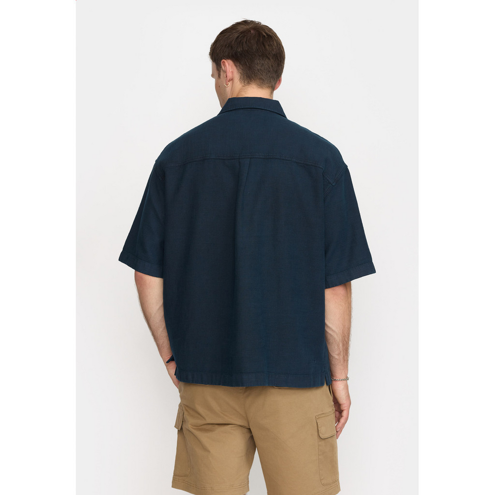 
                  
                    Navy Oversize Short Sleeved Shirt
                  
                