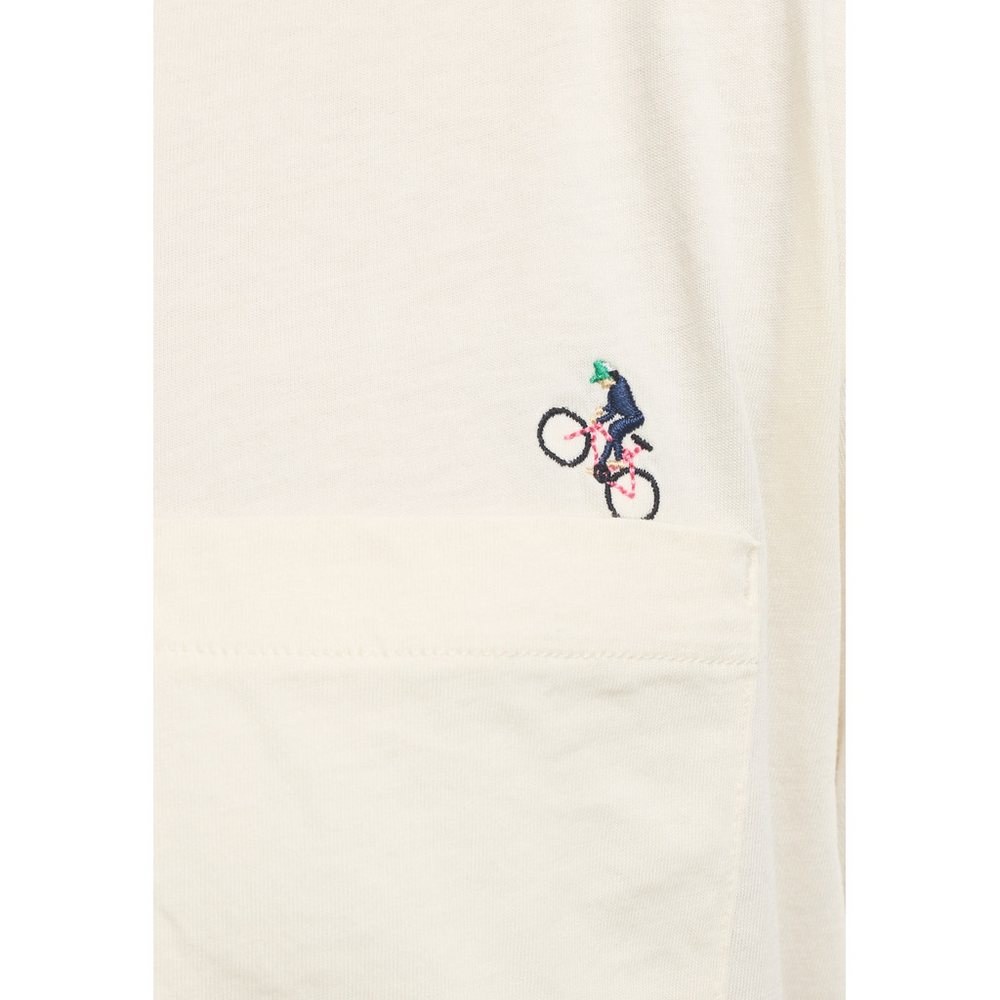 
                  
                    T-Shirt mit cremeweißer Applikation
                  
                