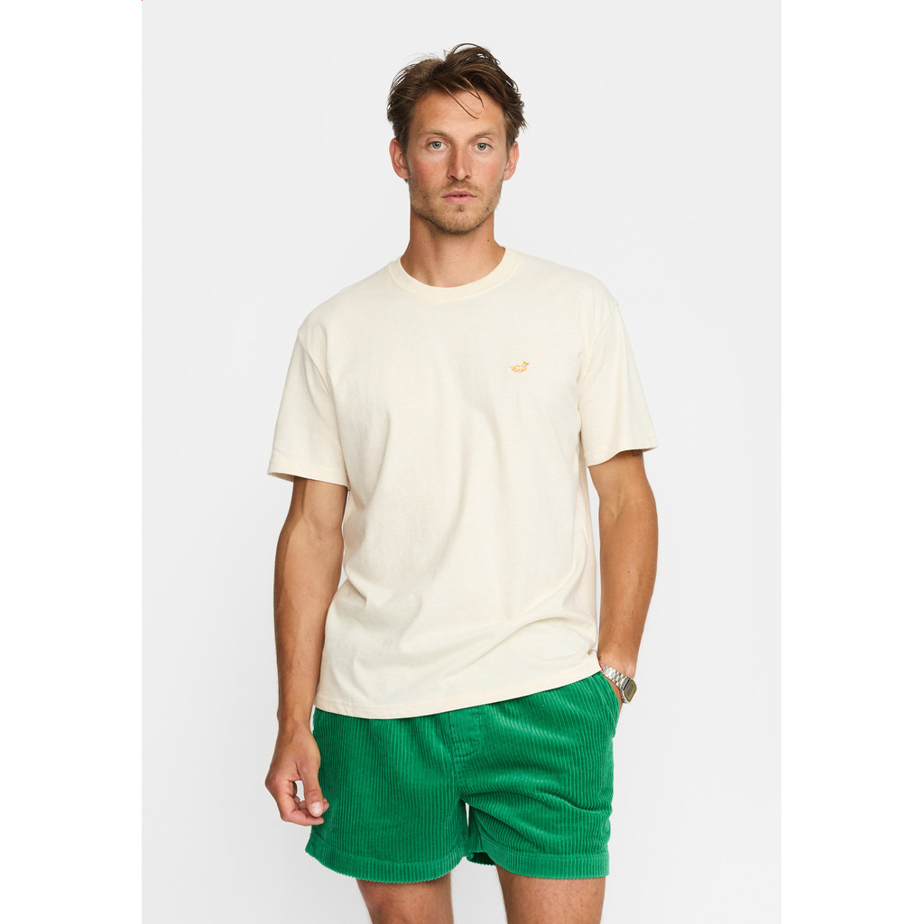 
                  
                    Off White Melange Application T-Shirt
                  
                