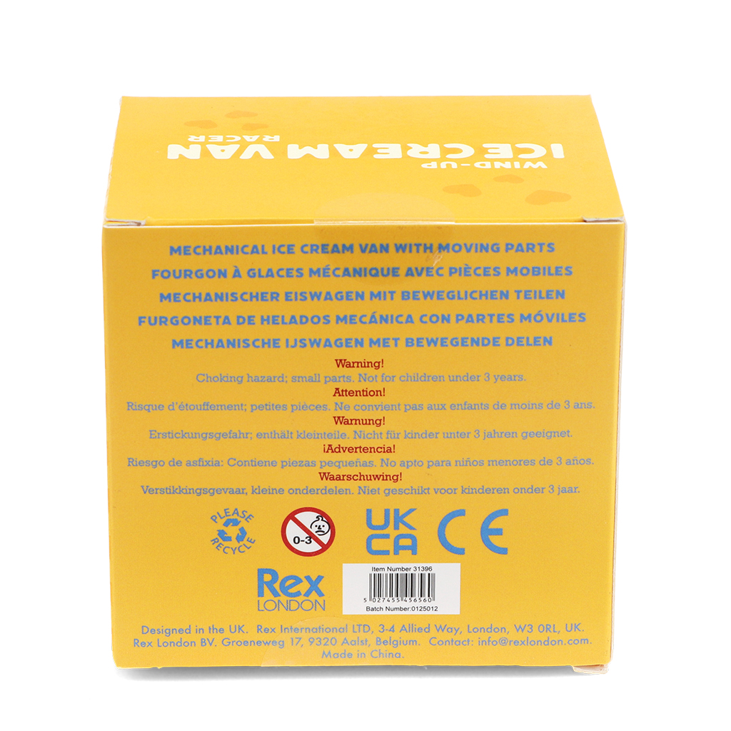 
                  
                    Blue Wind-Up Ice Cream Van Racer Toy
                  
                