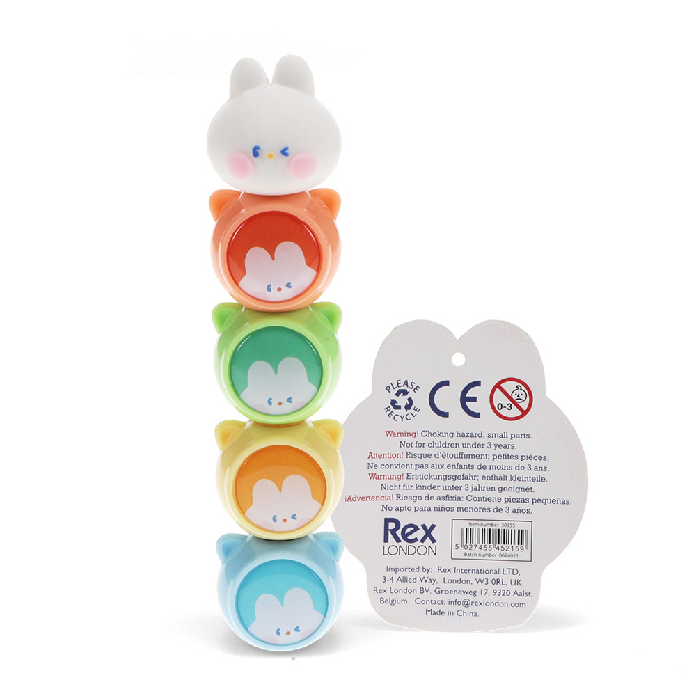 
                  
                    Stapelbare Textmarker „Bunny“ im 5er-Set
                  
                