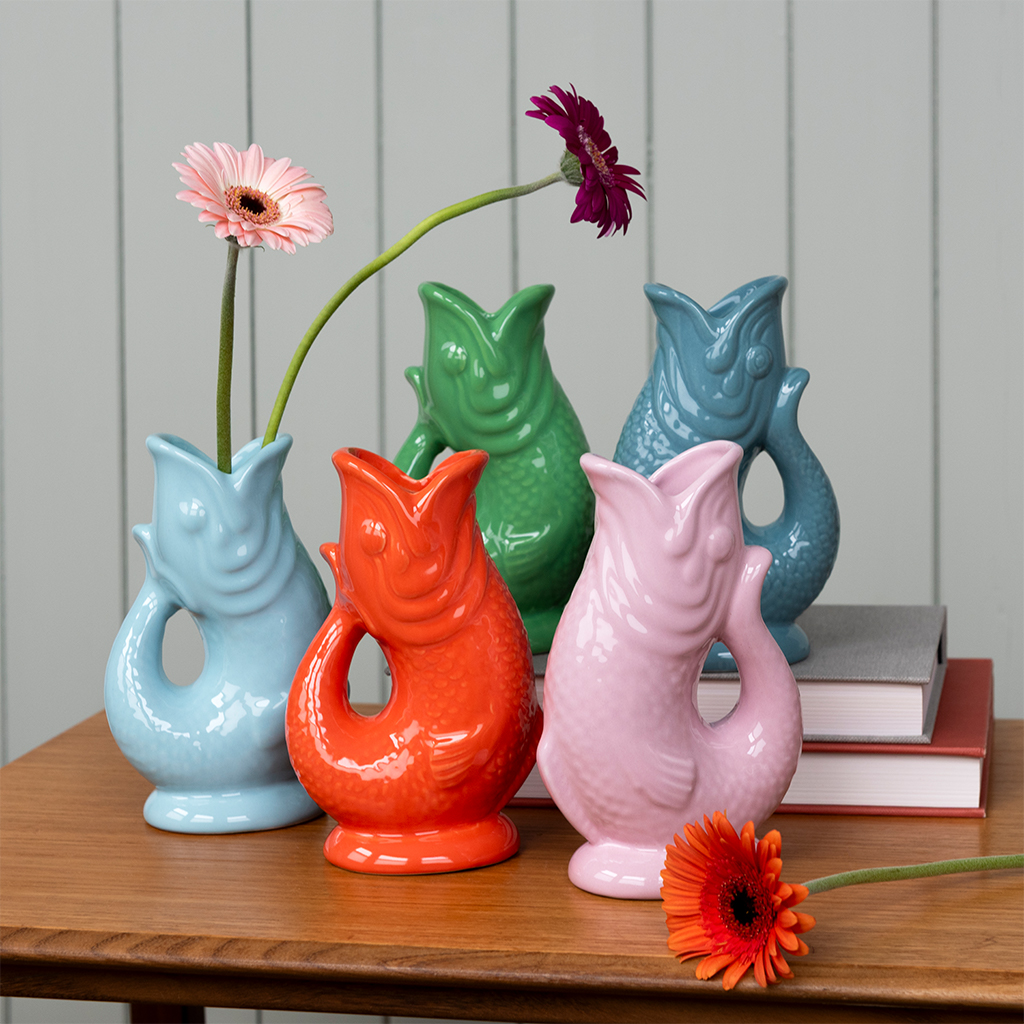 
                  
                    Pink Ceramic Fish Vase
                  
                