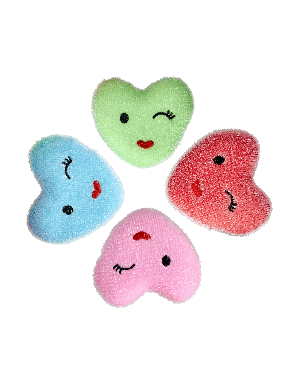 Assorted Heart Shape Kitchen Sponge