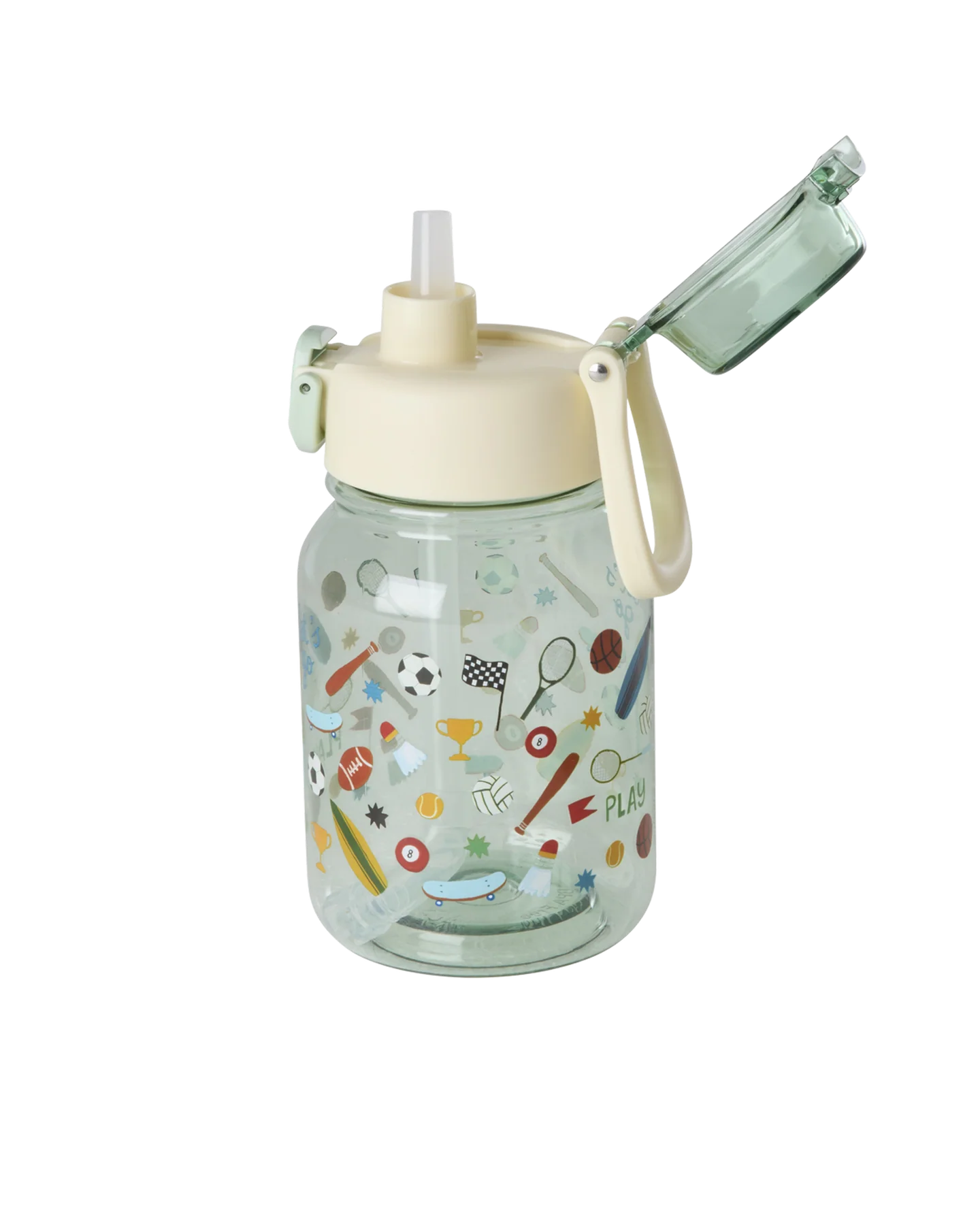 
                  
                    Soft Green Sports Print Kids Drinking Bottle
                  
                