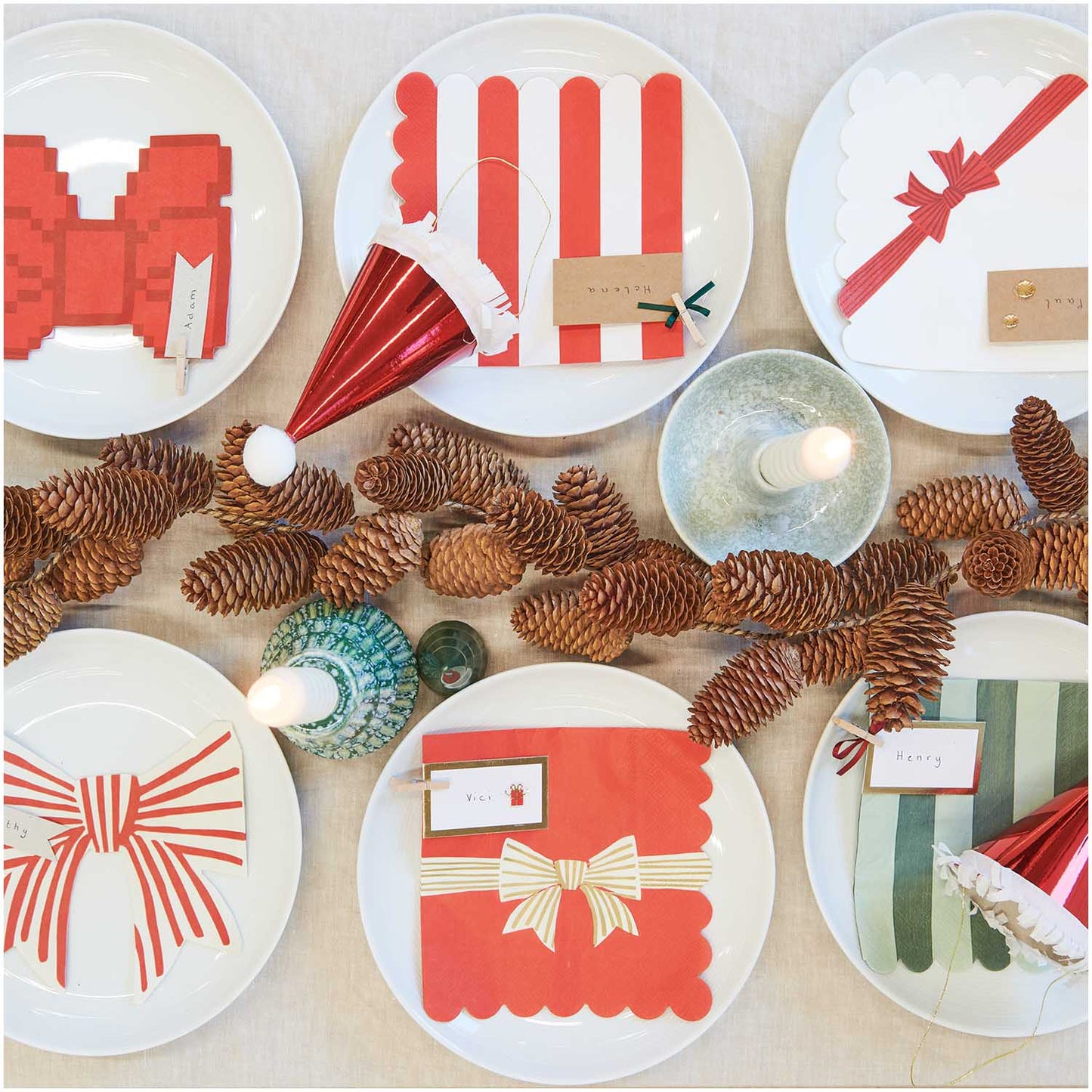 
                  
                    Bow Pixel Napkin
                  
                