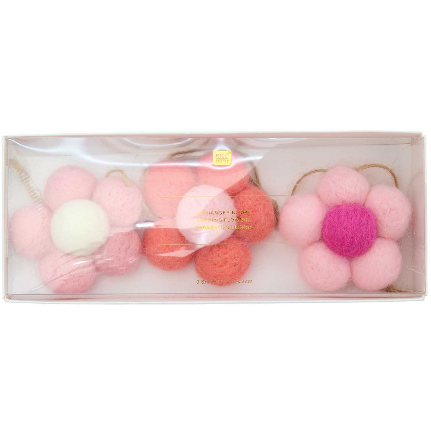 
                  
                    Hängende Blumen Ornament 3er Set
                  
                