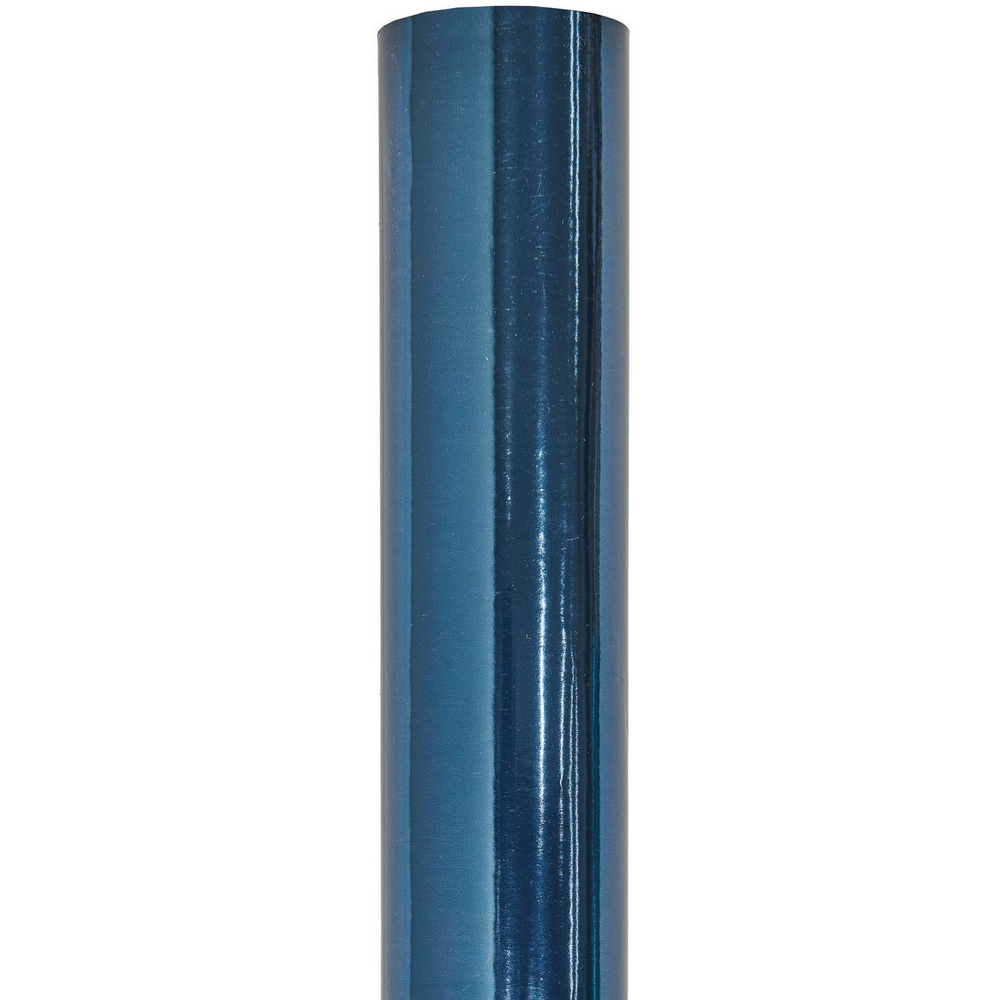 Metallicblaues glänzendes Geschenkpapier