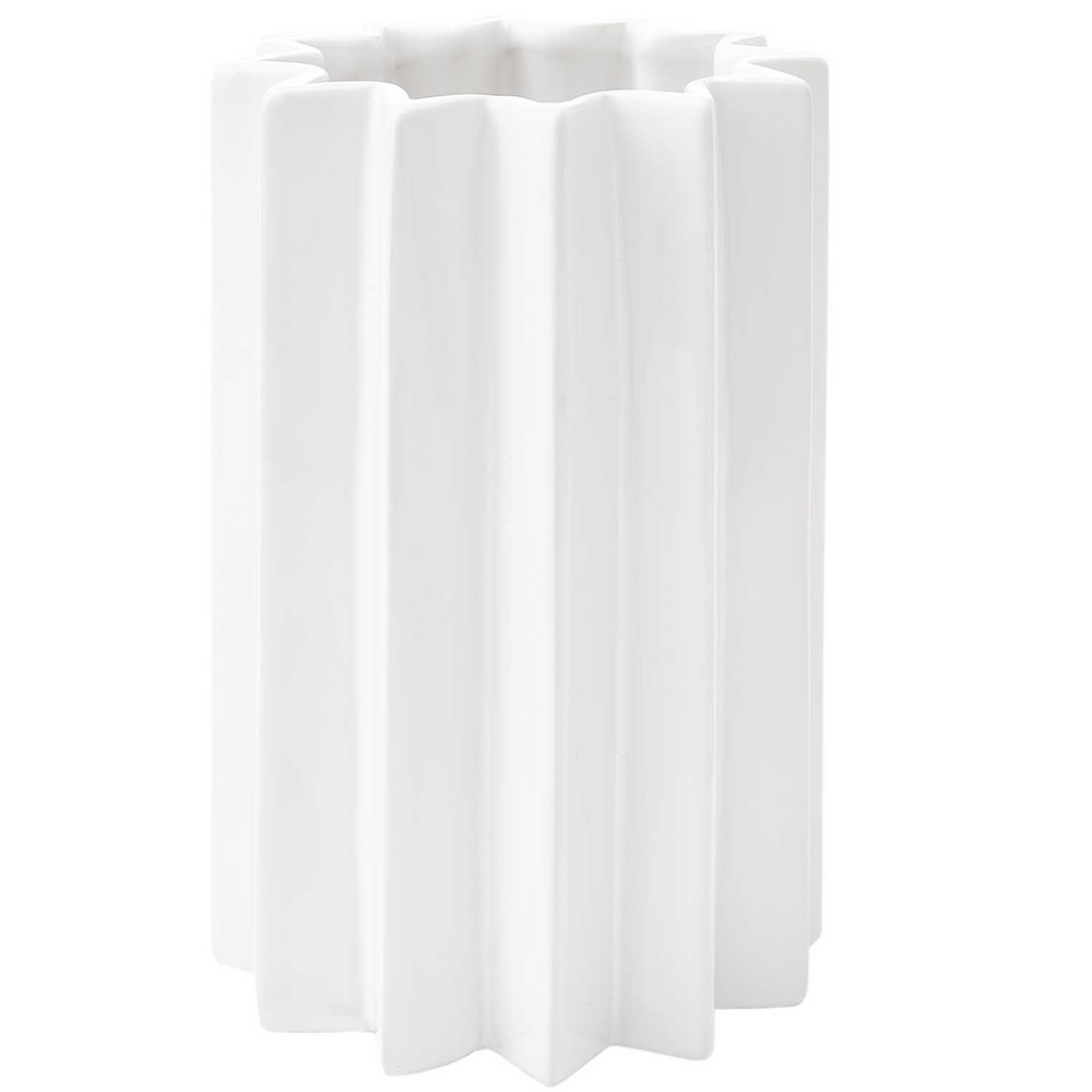 White Sun Ceramic Vase