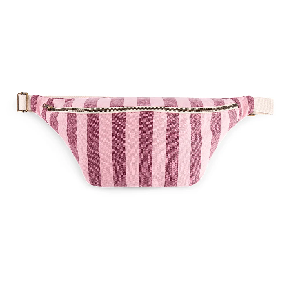 
                  
                    Bubble Pink Burgundy Stripes Bum Bag
                  
                