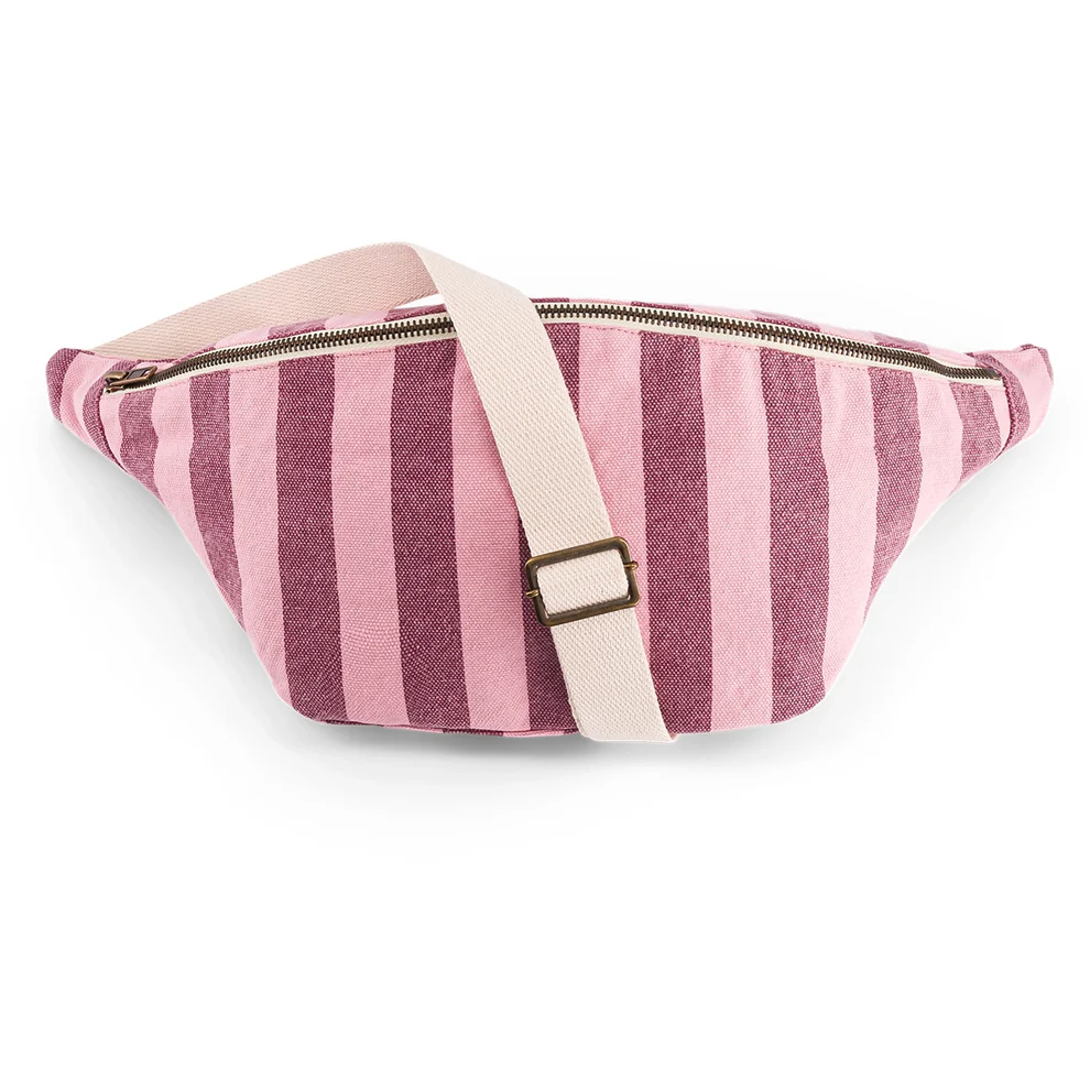 
                  
                    Bubble Pink Burgundy Stripes Bum Bag
                  
                