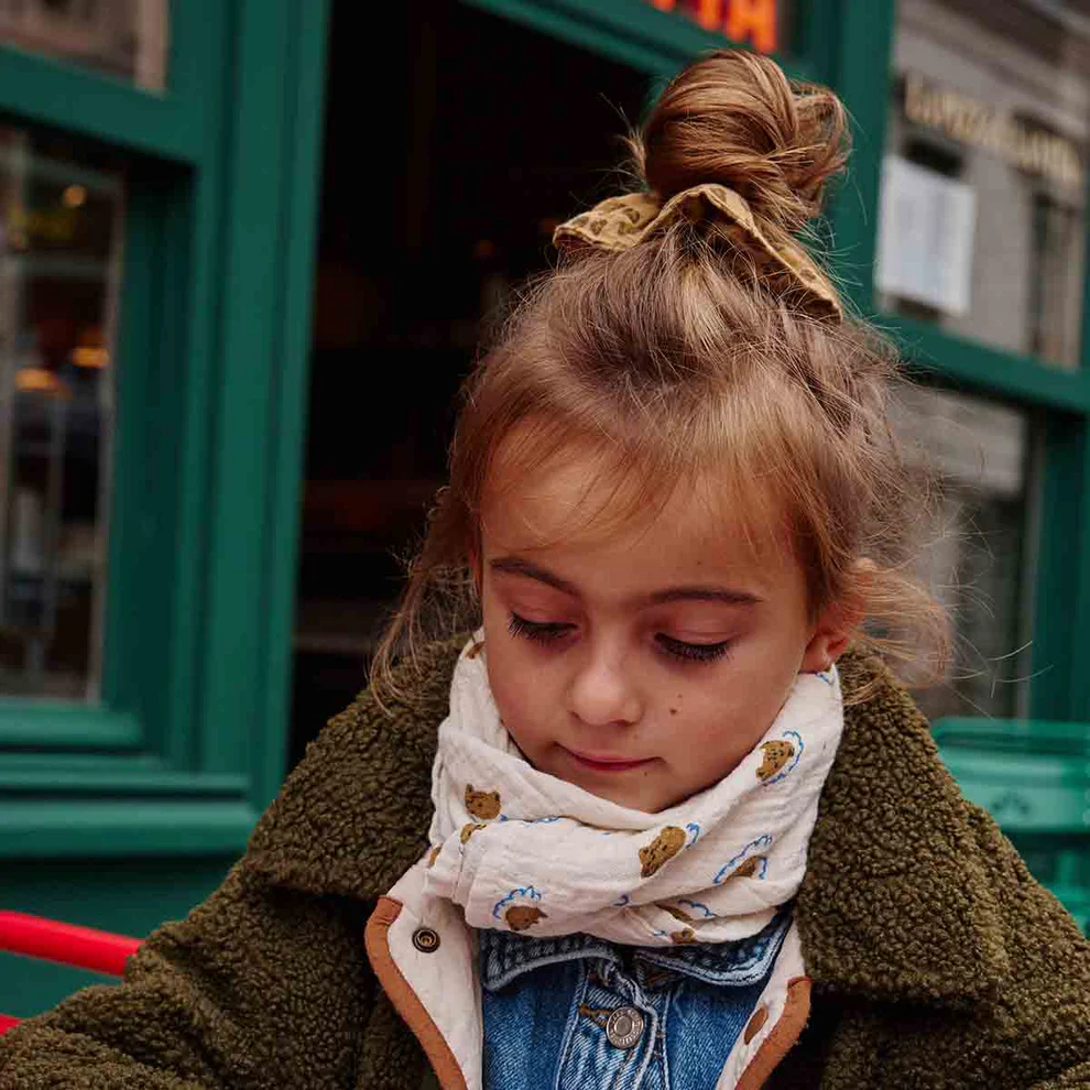 
                  
                    Coffee Mini Leopard Scrunchie
                  
                