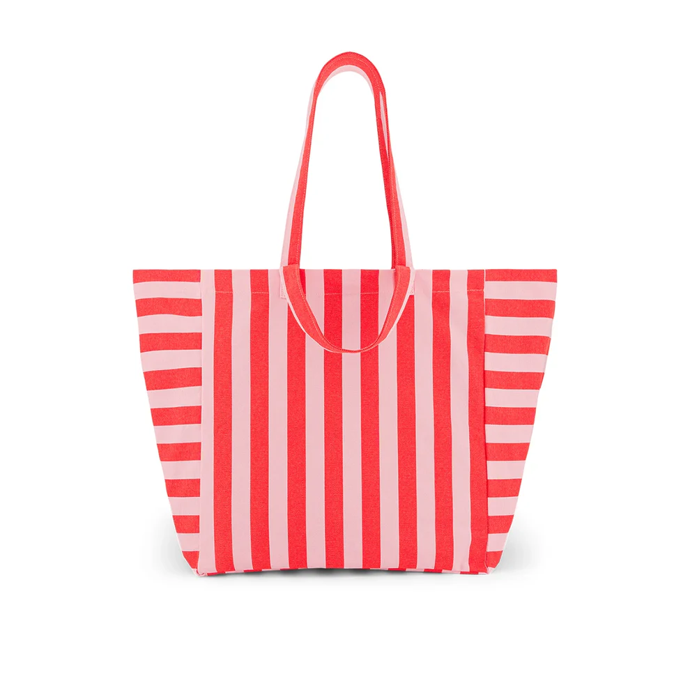 
                  
                    ELISA Candy Pink Red Stripes Tote Bag
                  
                