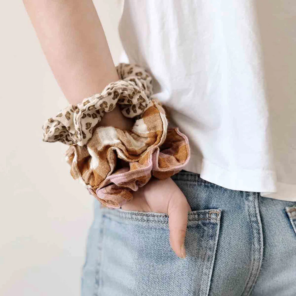 
                  
                    Lilac Gingham Check Scrunchie
                  
                