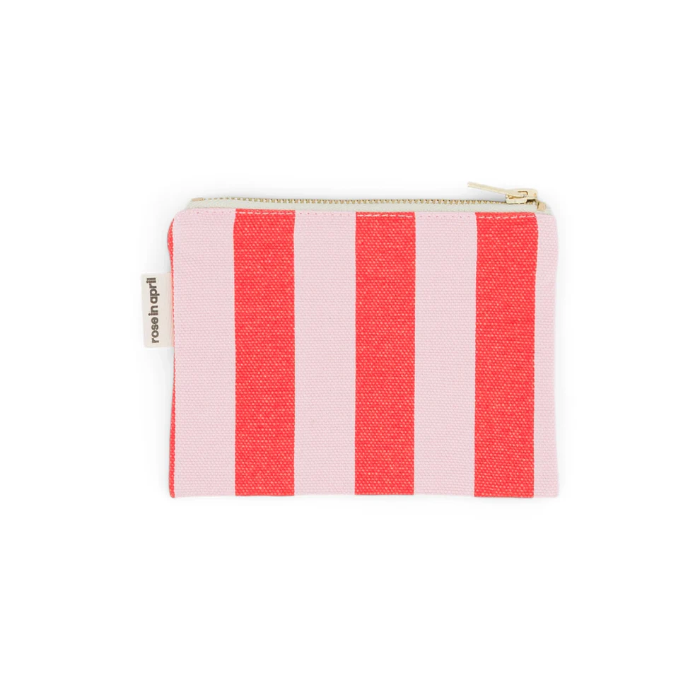 
                  
                    MARIE Candy Pink Red Stripes Purse
                  
                