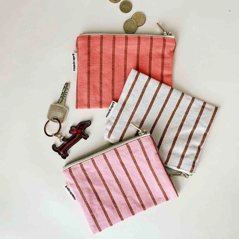 
                  
                    MARIE Pecan Greige Tennis Stripes Purse
                  
                