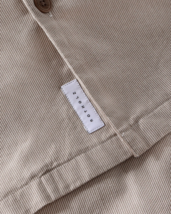 
                  
                    Beige Striped Bowling Shirt
                  
                