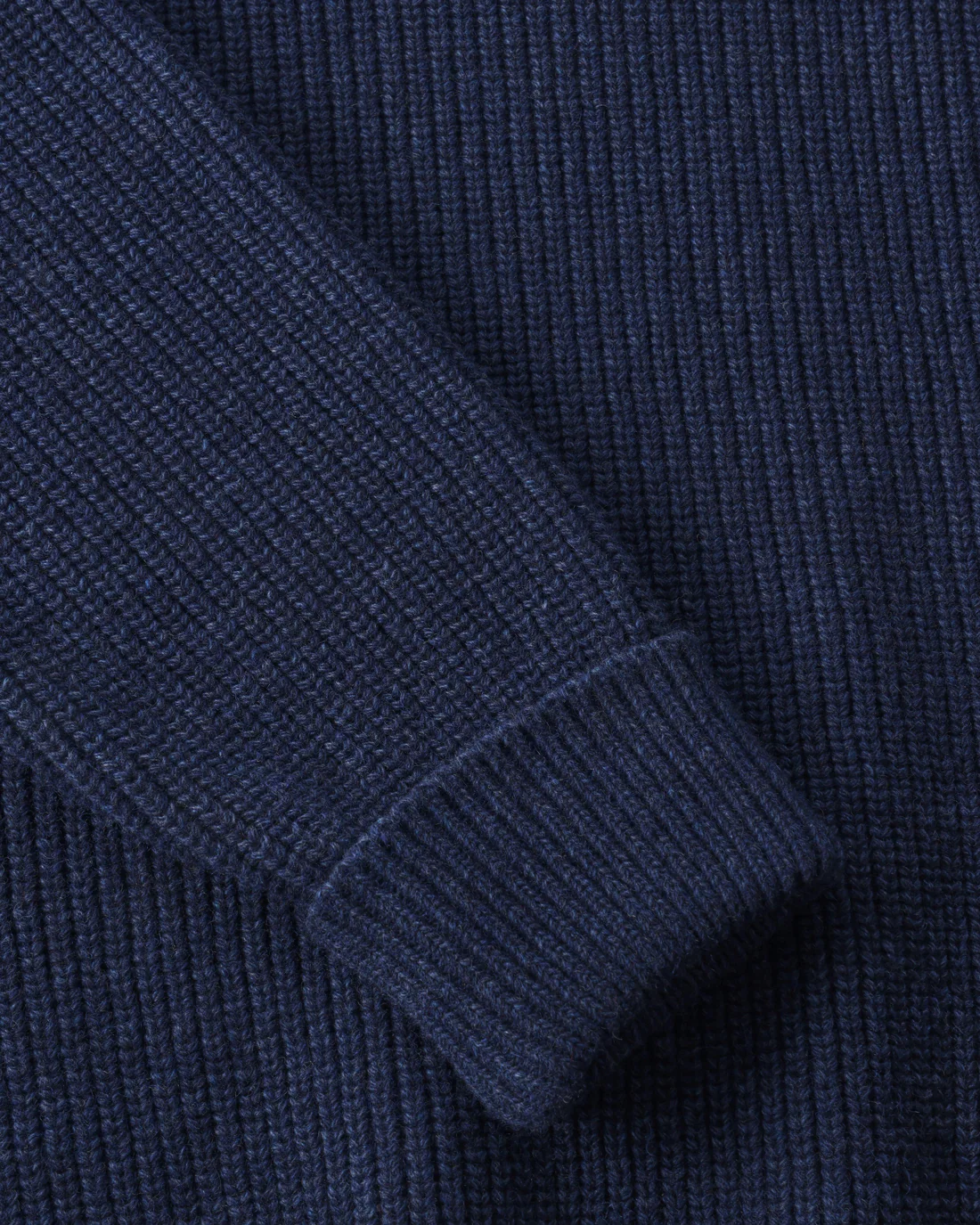 
                  
                    Blue Melange Troyer Wool Jumper
                  
                