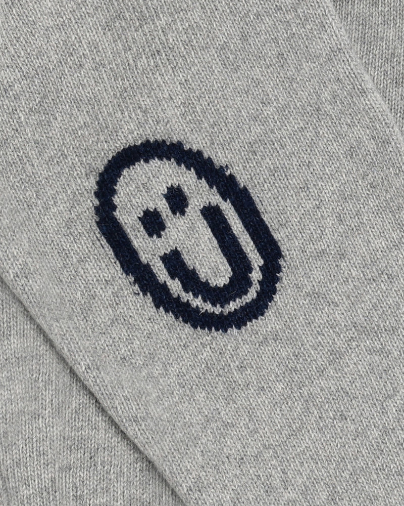 
                  
                    Grey Melange Smiley Knit Wool Jumper
                  
                