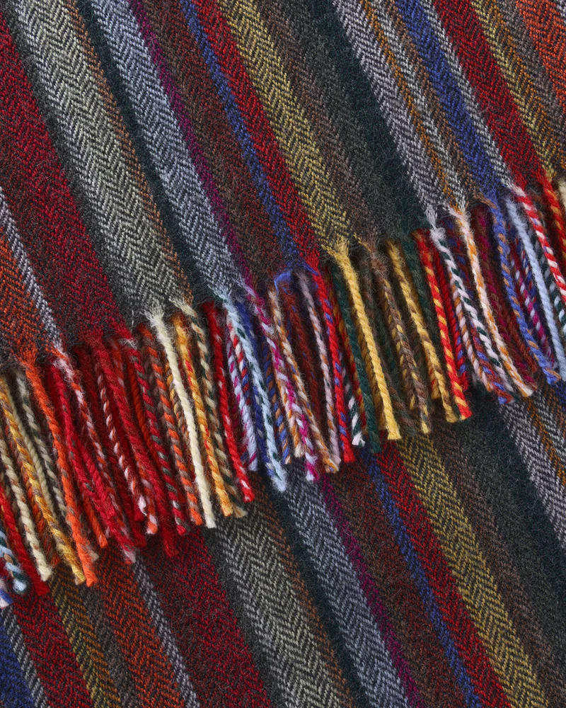 
                  
                    Multi Stripe Merino Scarf
                  
                
