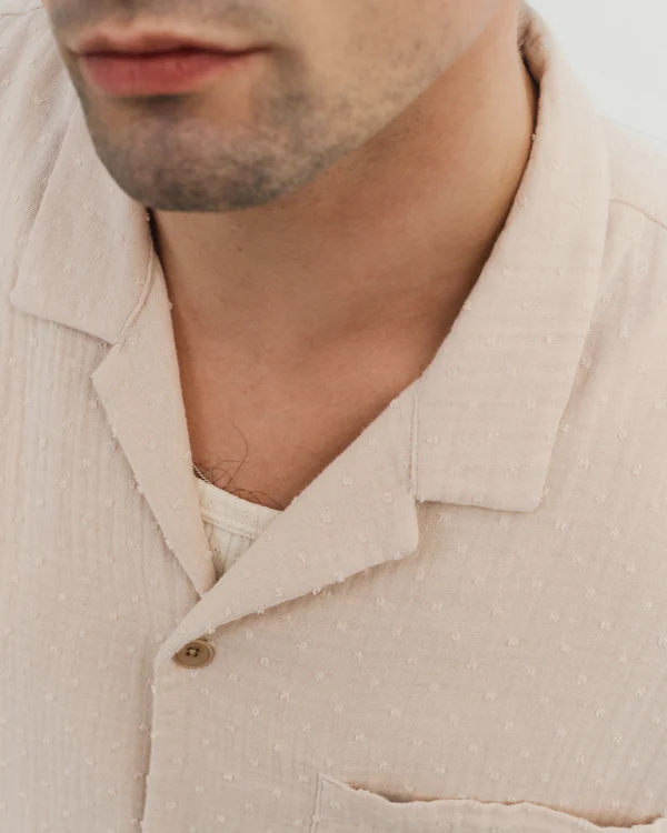 
                  
                    Pale Grey Bowling Shirt
                  
                