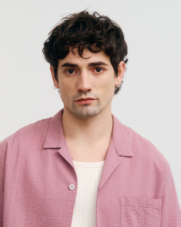 
                  
                    Pink Stone Bowling Shirt
                  
                