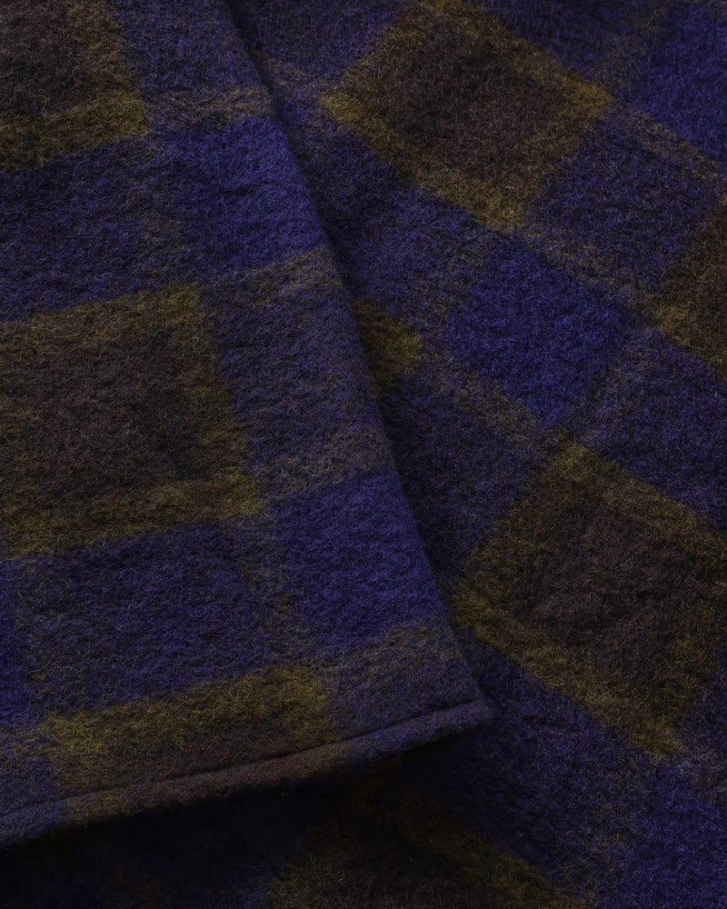 
                  
                    Purple Checked Relaxed Overshirt Jacket
                  
                