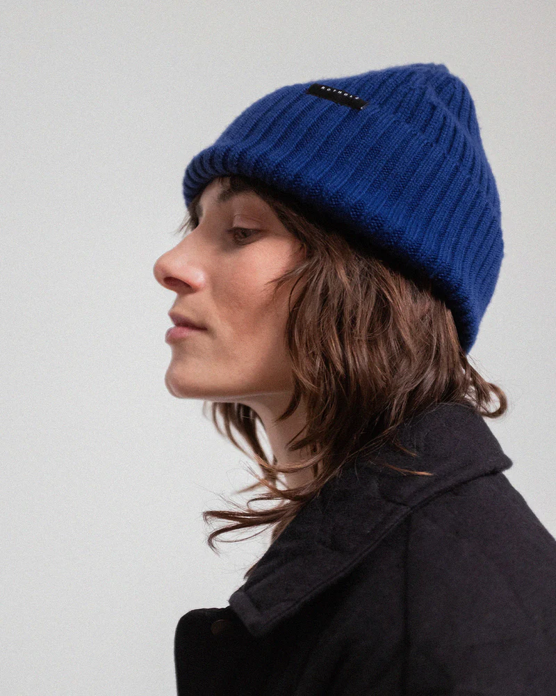 
                  
                    Royal Blue Classic Ribbed Merino Beanie
                  
                