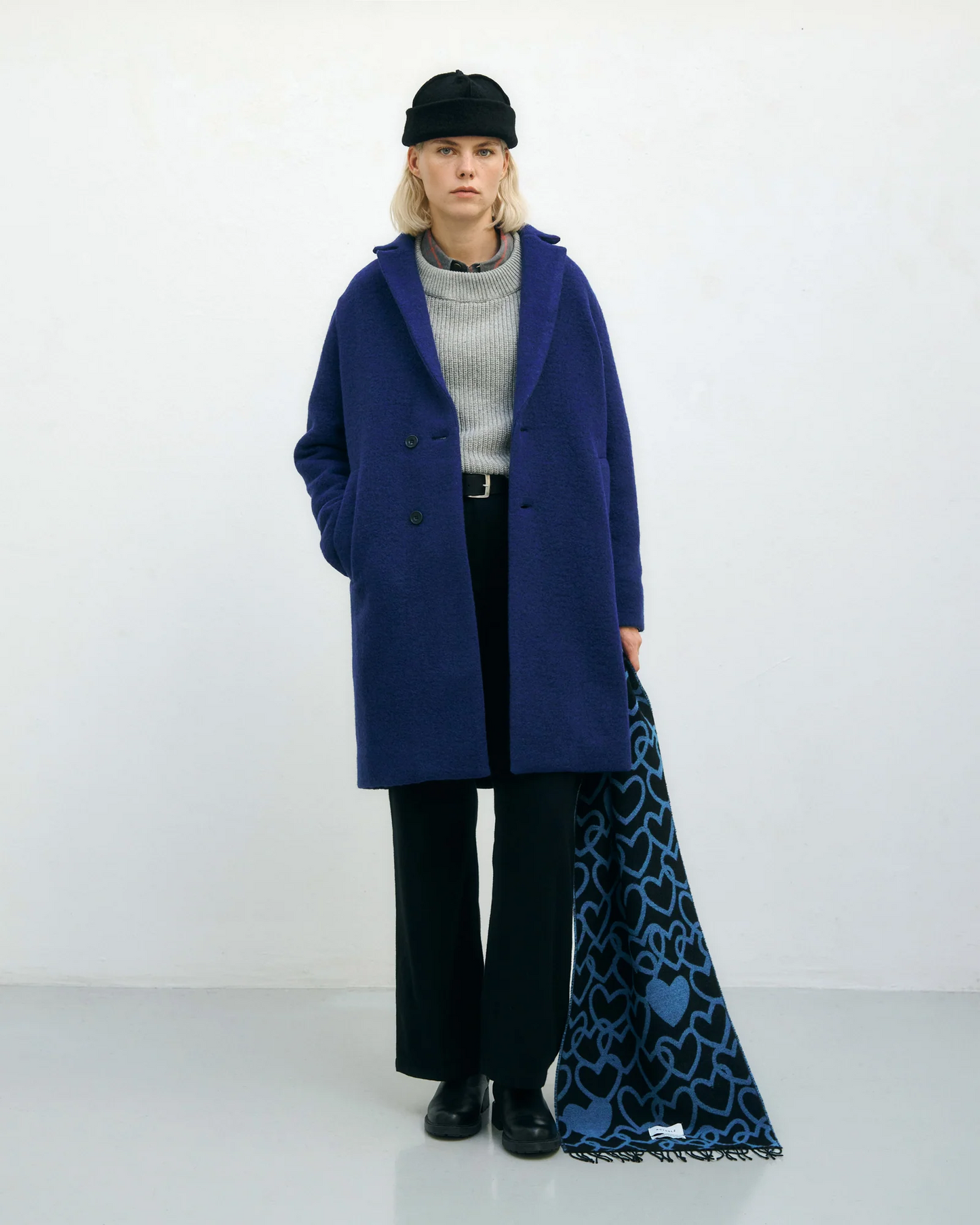 
                  
                    Royal Blue Wool Formal Coat
                  
                
