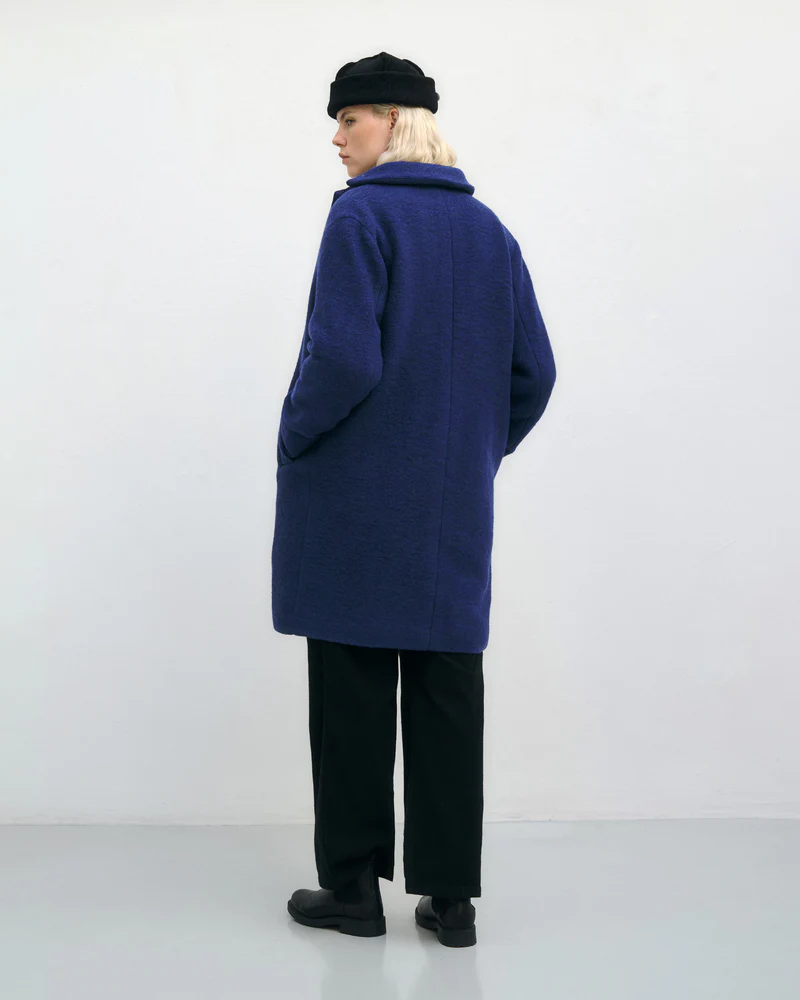 
                  
                    Royal Blue Wool Formal Coat
                  
                
