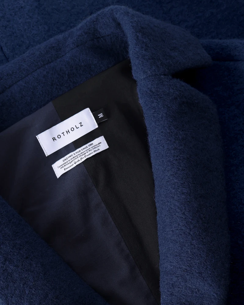
                  
                    Royal Blue Wool Formal Coat
                  
                