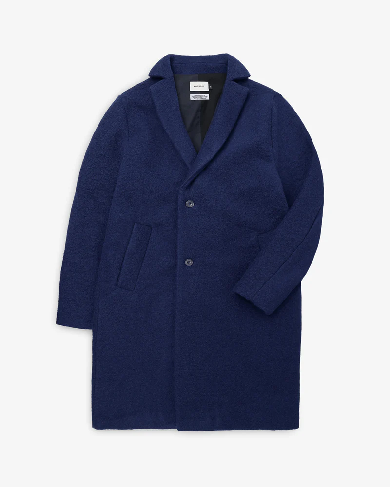 Royal Blue Wool Formal Coat