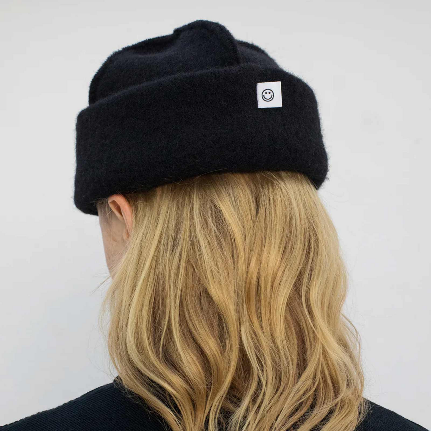 
                  
                    Soft Black Toque Wool Blend Beanie
                  
                