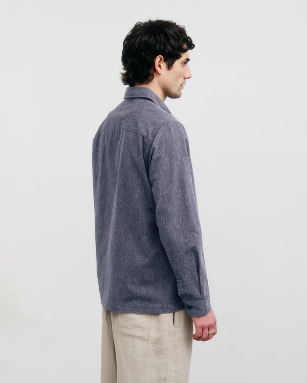 
                  
                    Speckled Navy Casual Shirt
                  
                
