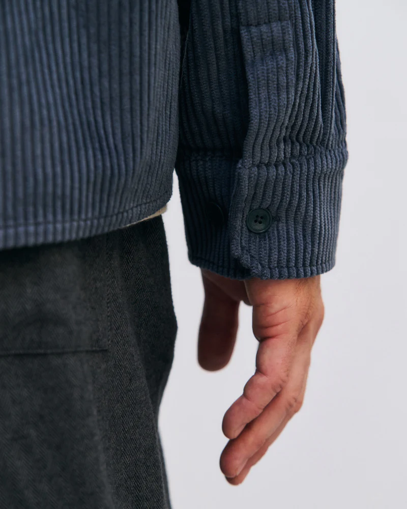 
                  
                    Stone Blue Cord Casual Shirt
                  
                