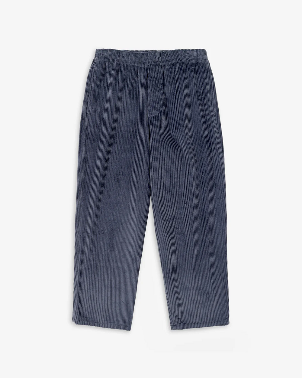 Stone Blue Cord Wide Trousers