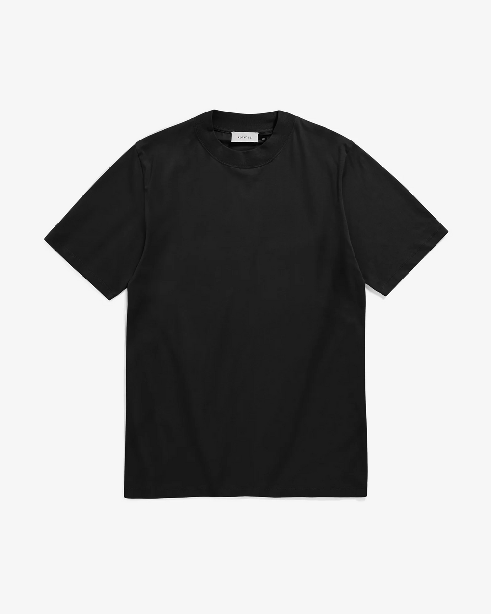 True Black Big Collar T-Shirt