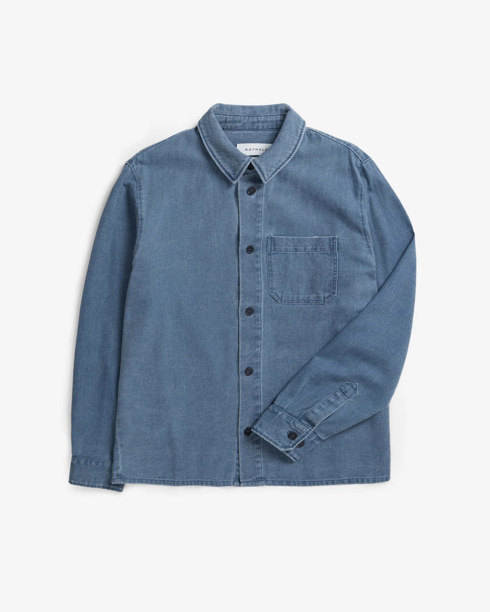 Washed Denim Casual Shirt