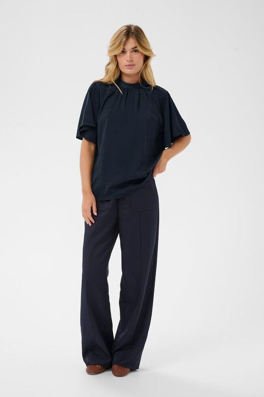 
                  
                    AILEENSZ Black Flared Blouse
                  
                