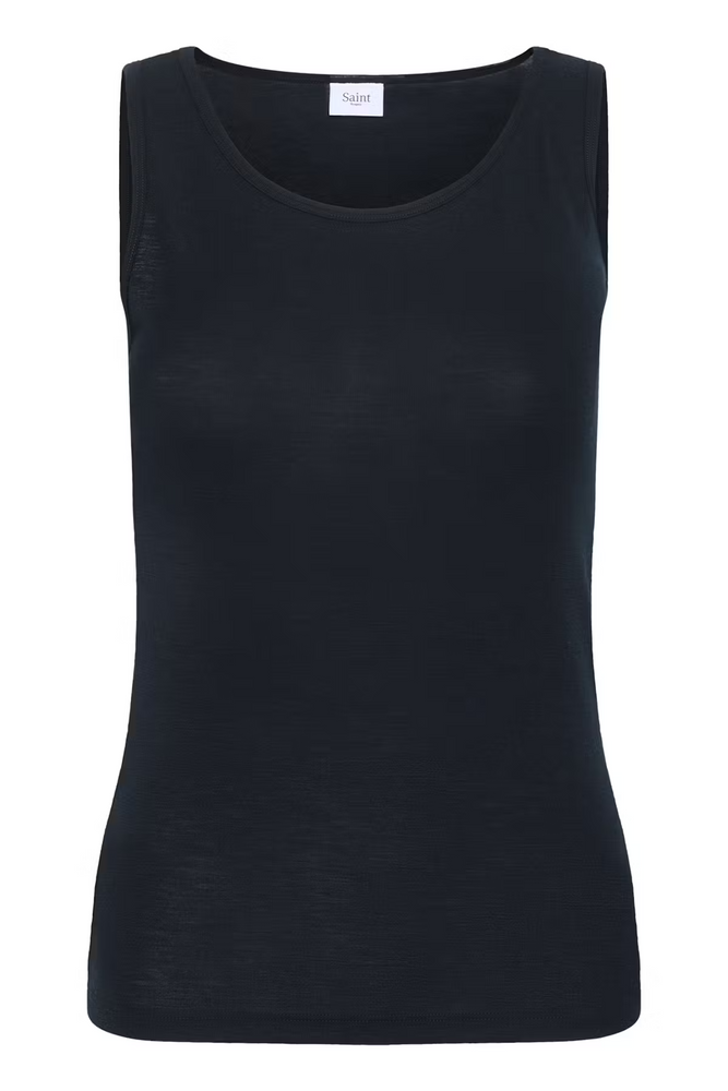 
                  
                    GARIMASZ Schwarzes Tanktop aus Wolle
                  
                