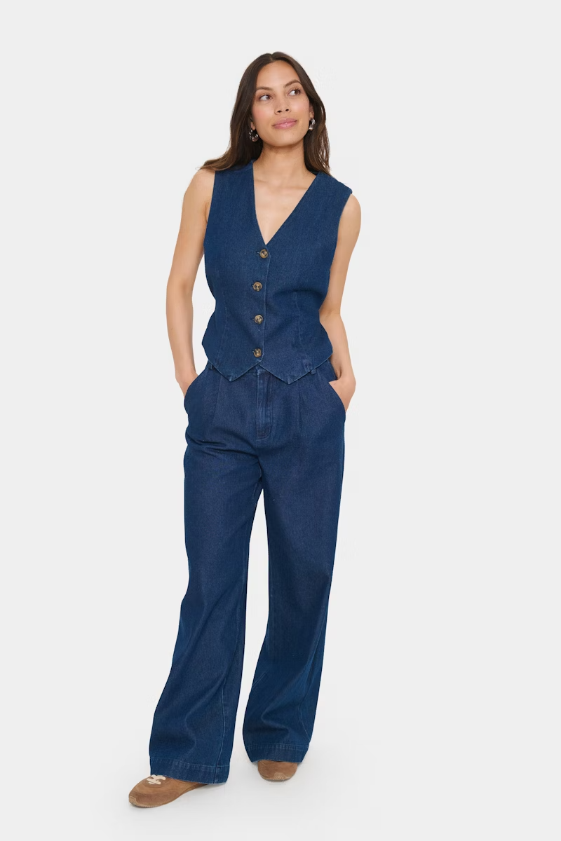 
                  
                    JACLYNSZ Dark Blue Denim Trousers
                  
                