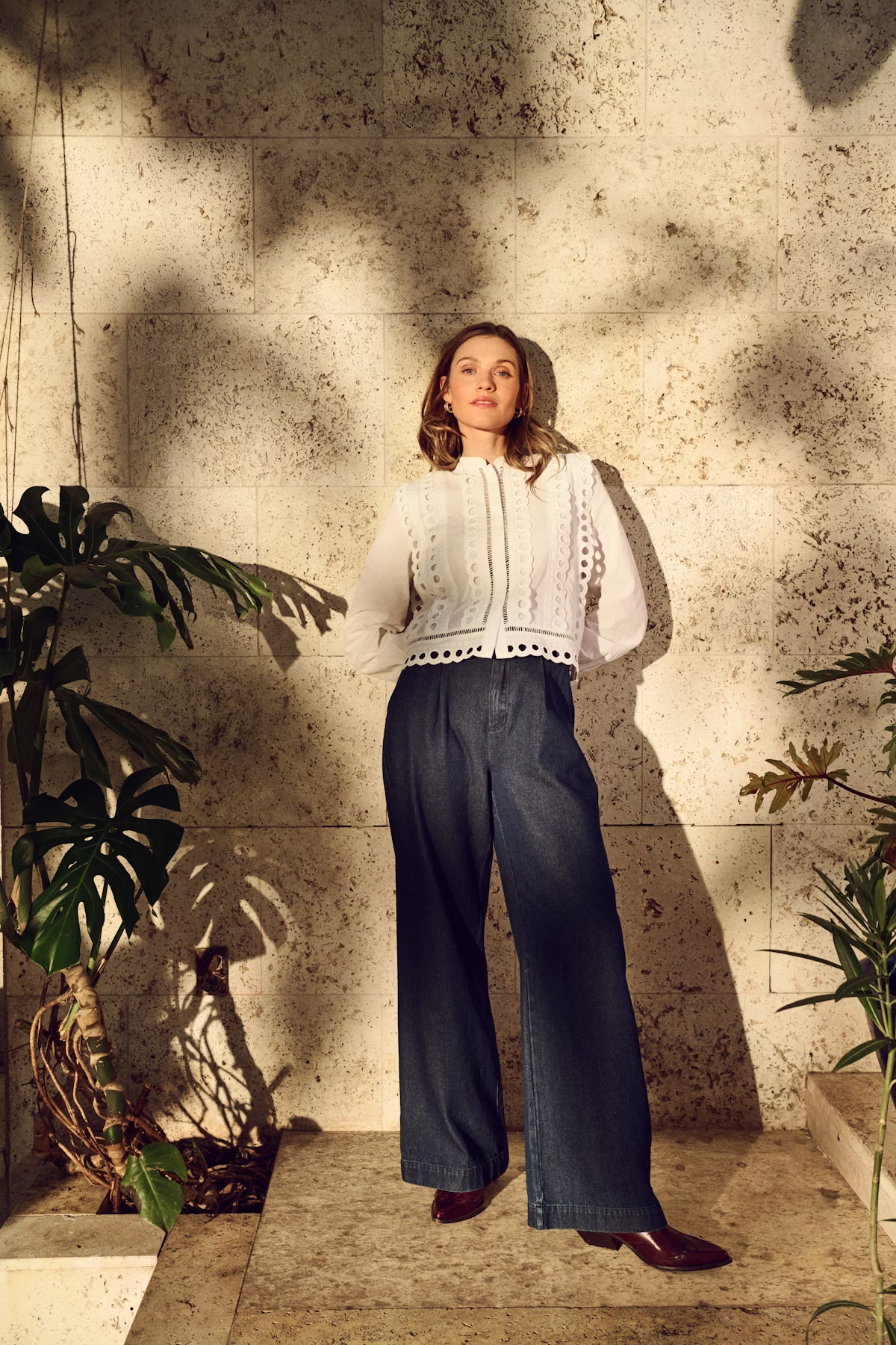 
                  
                    JACLYNSZ Dark Blue Denim Trousers
                  
                