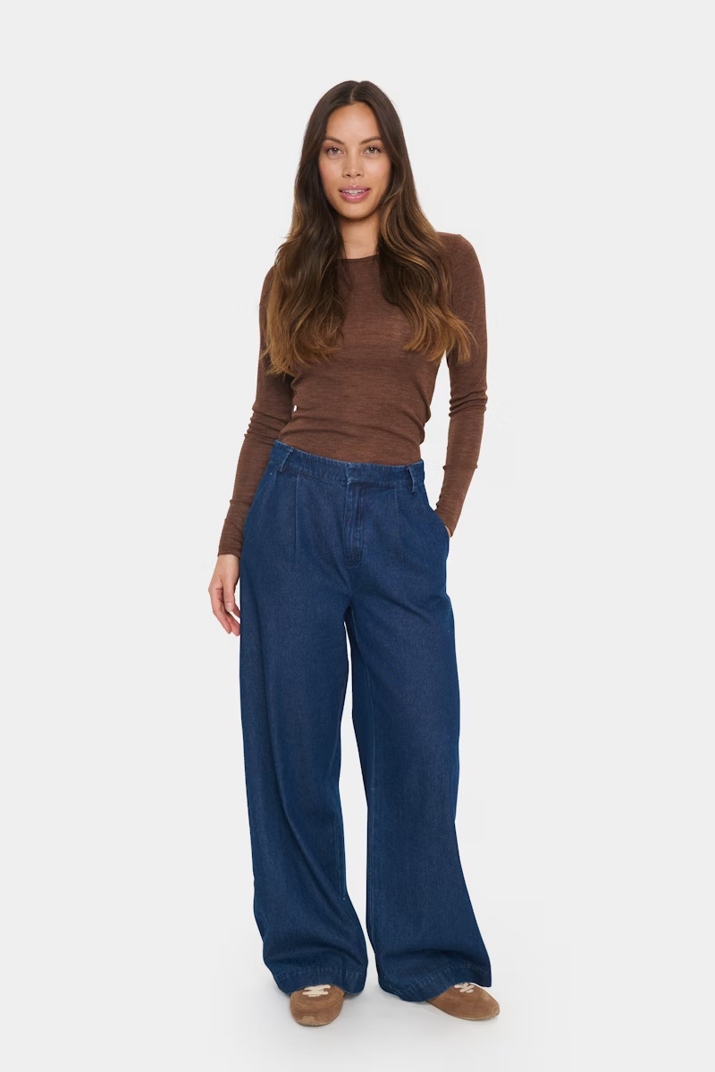 
                  
                    JACLYNSZ Dark Blue Denim Trousers
                  
                