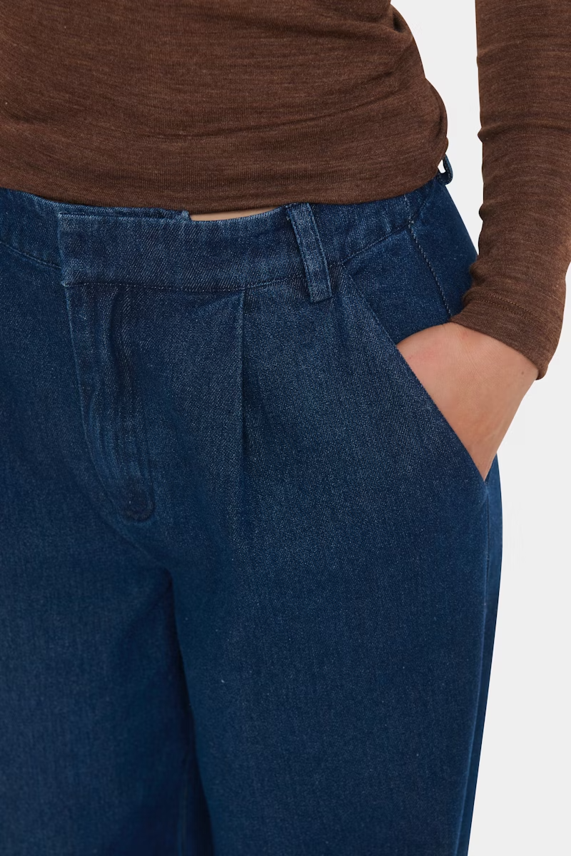 
                  
                    JACLYNSZ Dark Blue Denim Trousers
                  
                