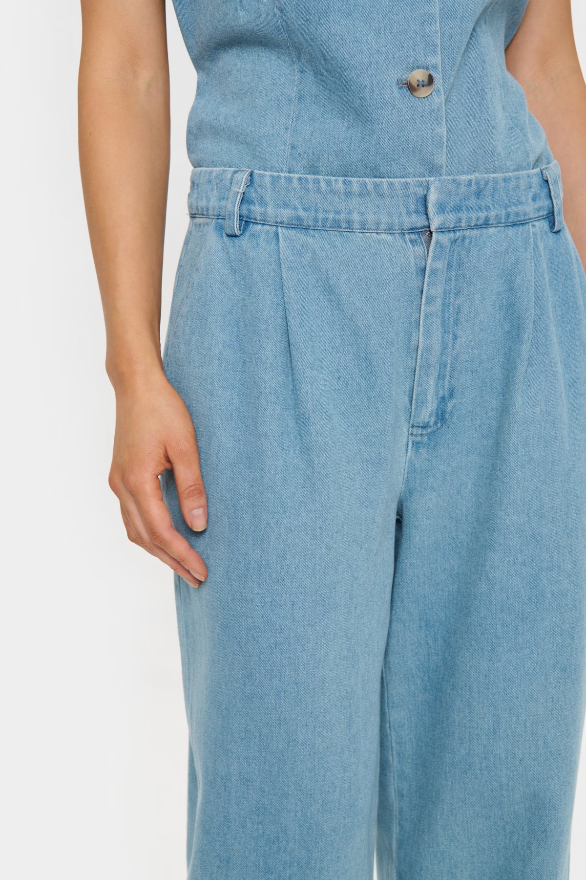 
                  
                    JACLYNSZ  Smoke Blue  Casual Trousers
                  
                