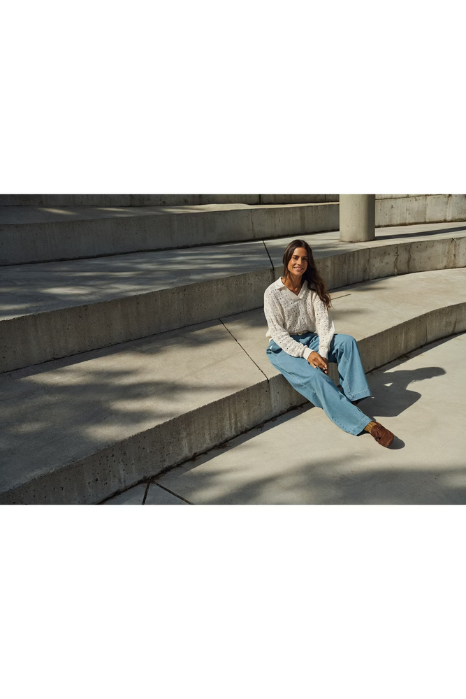 
                  
                    JACLYNSZ  Smoke Blue  Casual Trousers
                  
                
