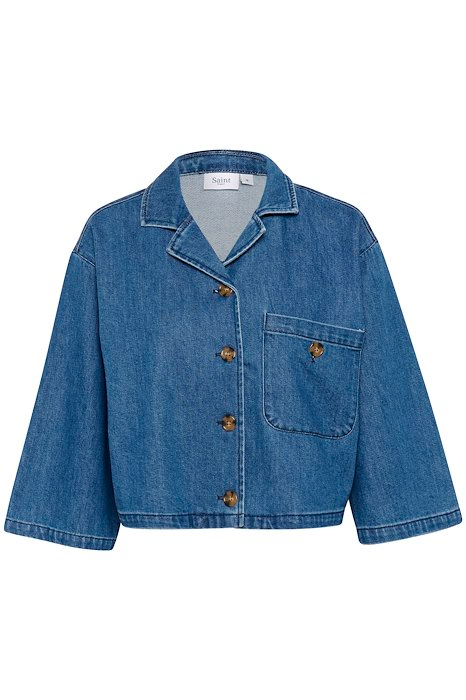 
                  
                    KAYOSZ Medium Blue Denim Shirt
                  
                
