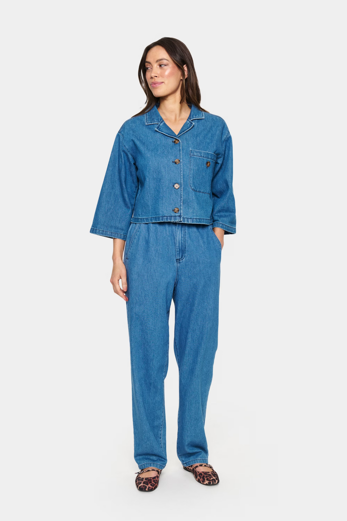 
                  
                    KAYOSZ Medium Blue Denim Shirt
                  
                