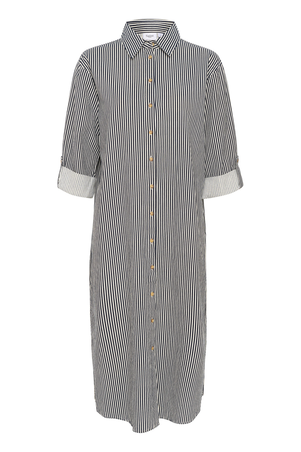 ZALINDASZ Ice Nightsky Stripe Hemdkleid