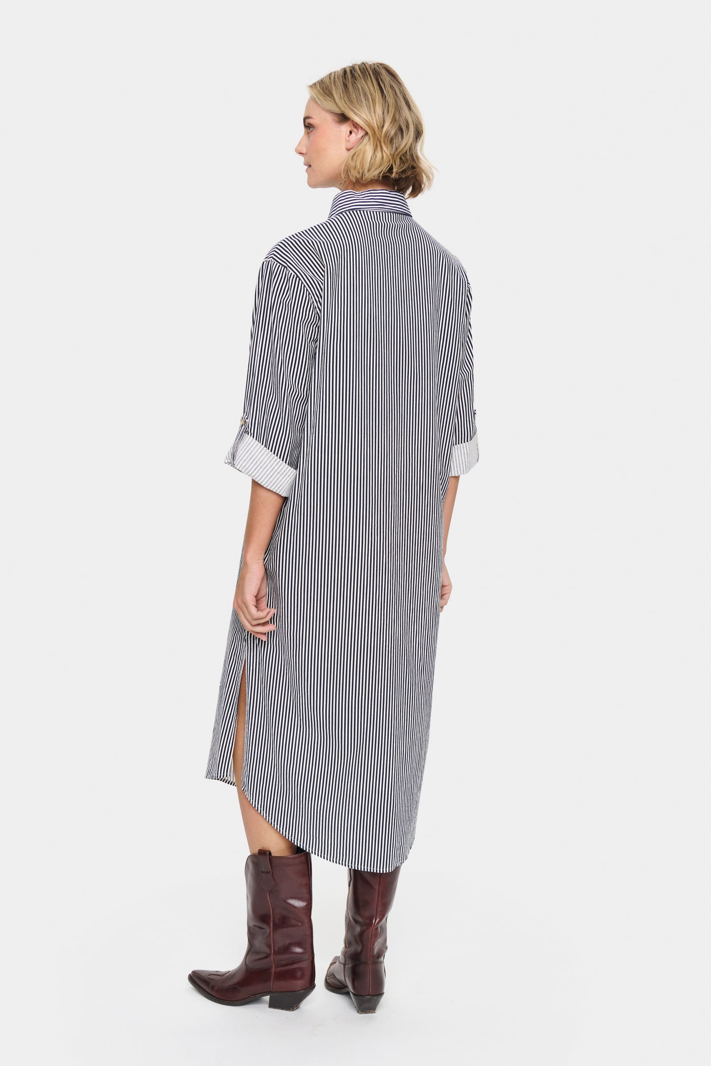 
                  
                    ZALINDASZ Ice Nightsky Stripe Hemdkleid
                  
                